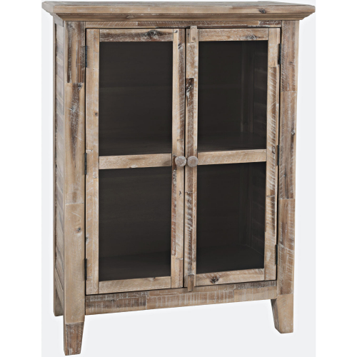 Rustic Shores 32" Accent Cabinet in Distressed Grey Wash Wood